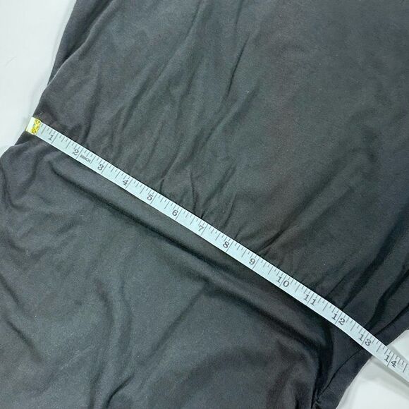 Athleta cinch black stretch drop waist mid length dress M - Picture 9 of 10